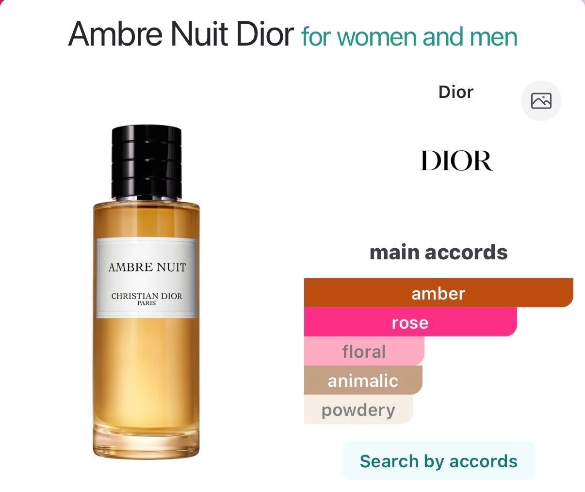 Dior Ambre Nuit 10ml