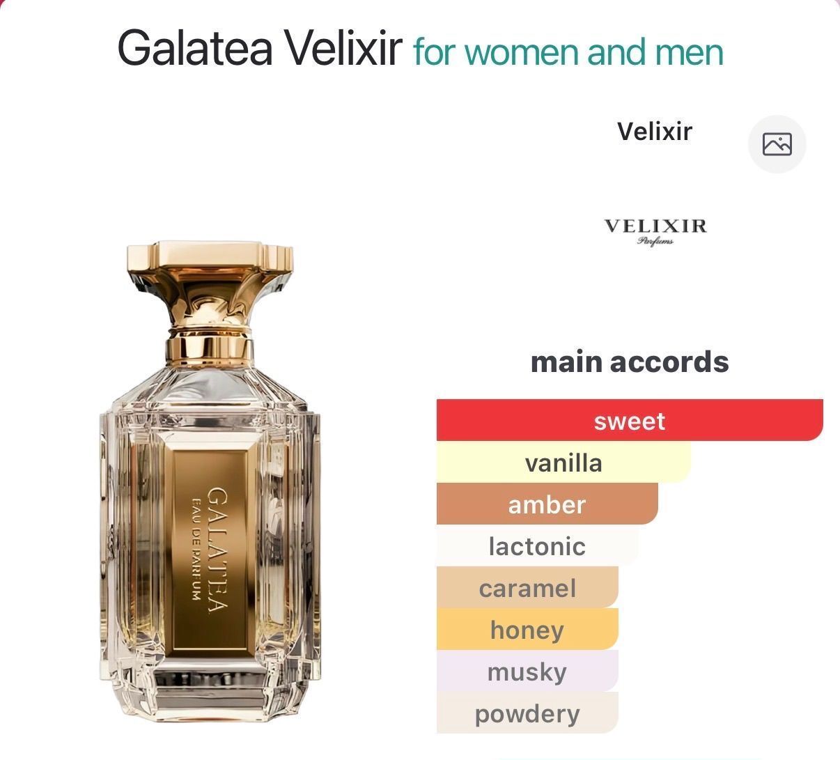 Velixir Galatea 10ml