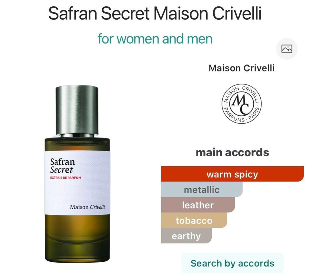 Safran Secret Extrait 10ml