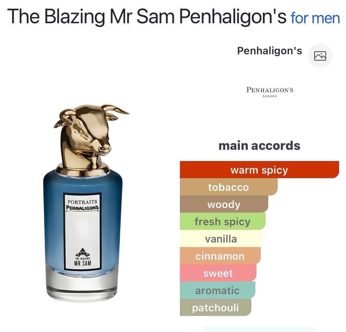 The Blazing Mr Sam EDP 10ml Decant