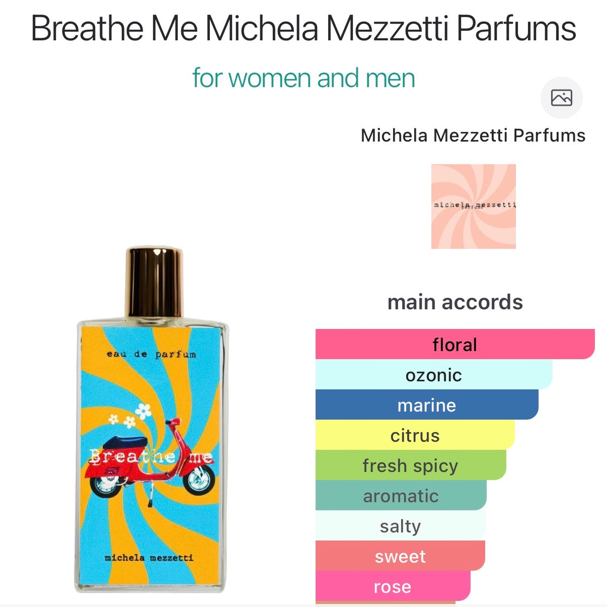 Michella Mezzetti Breathe Me Perfume Decant – 5ml
