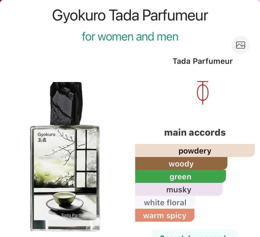 Gyokuro 10ml  Tada Parfumeur