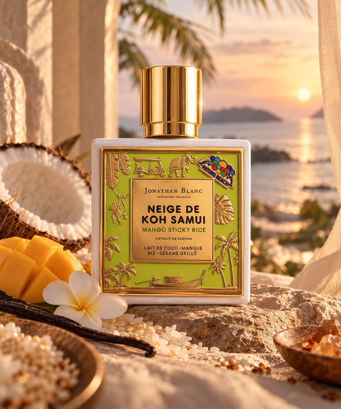 Neige de Koh Samui Mango Sticky Rice Eau de Parfum by Jonathan Blanc 10ml